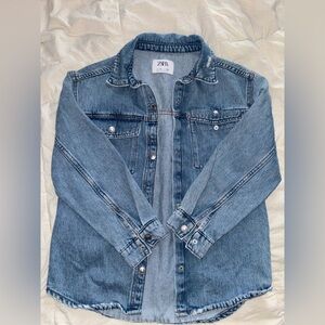 Zara Light Blue Denim Shirt